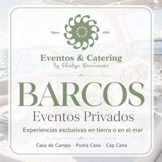 🌊 Vive una experiencia exclusiva en tierra o en el mar.

Llevamos nuestro servicio de catering y eventos privados a embarcaciones, celebraciones íntimas y momentos especiales con una propuesta elegante, cuidada y personalizada.

Ideal para salidas privadas, cumpleaños, celebraciones familiares y experiencias premium.

📲 Cotiza tu evento privado con nosotros.

#EventosPrivados #BarcosRD #CateringPremium #CapCana