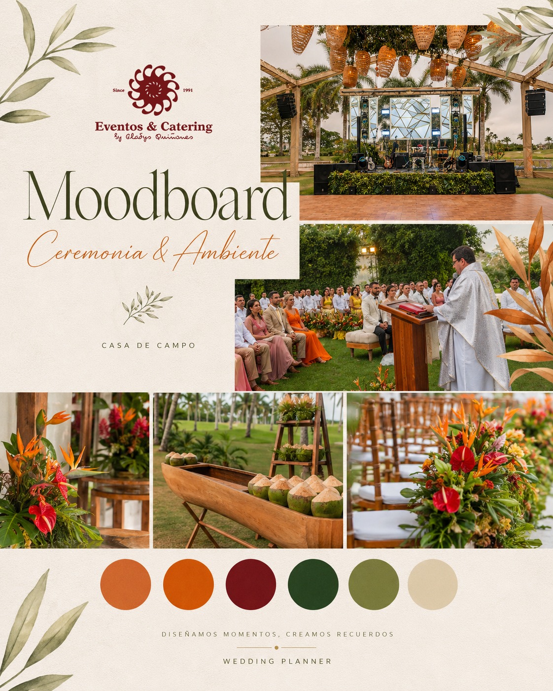 La verdadera magia de una boda está en la armonía.

¿Qué hace que un evento se sienta impecable? Que todo cuente la misma historia, de principio a fin. 🤎✨

En este segundo vistazo a nuestra boda en La Estancia, te mostramos cómo logramos esa cohesión visual. No son solo detalles bonitos aislados; es un hilo conductor donde los tonos tierra, la textura de la terracota y la calidez de la madera fluyen perfectamente desde la ceremonia hasta el último baile.

Diseñar momentos significa asegurar que cada rincón que tus invitados descubran se sienta parte del mismo sueño.

¿Te gusta esta paleta de colores para tu boda? ¡Déjanos un 🍂 en los comentarios!

📌 #DiseñoDeBodas #MoodboardInspiration #BodaArmonica #AbeRD